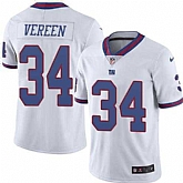 Nike Men & Women & Youth Giants 34 Shane Vereen White Color Rush Limited Jersey,baseball caps,new era cap wholesale,wholesale hats